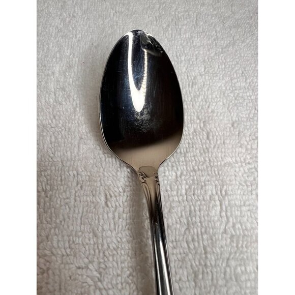(1) Oneidacraft Deluxe Stainless Steel Chateau 6" Teaspoon Glossy Replacement - Picture 2 of 8